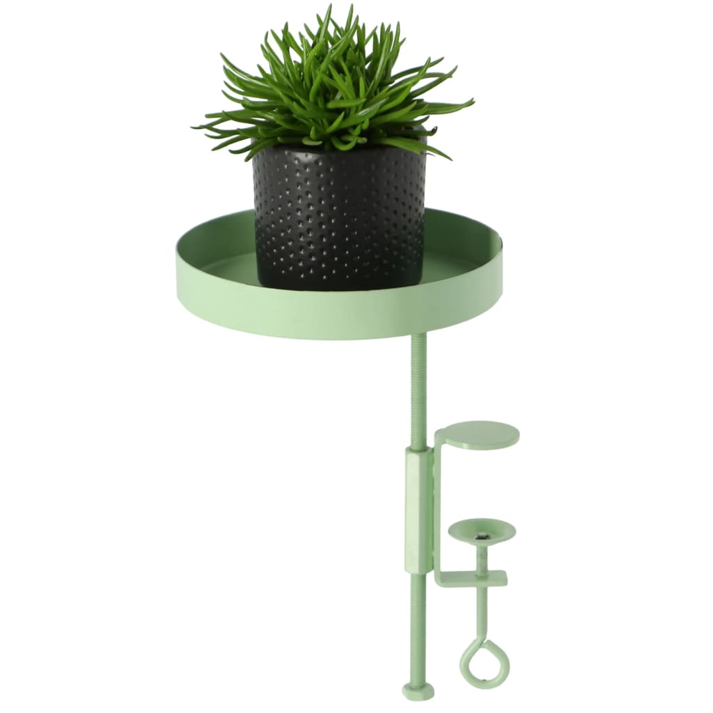 Esschert Design Planteholder med klemme rund grønn S