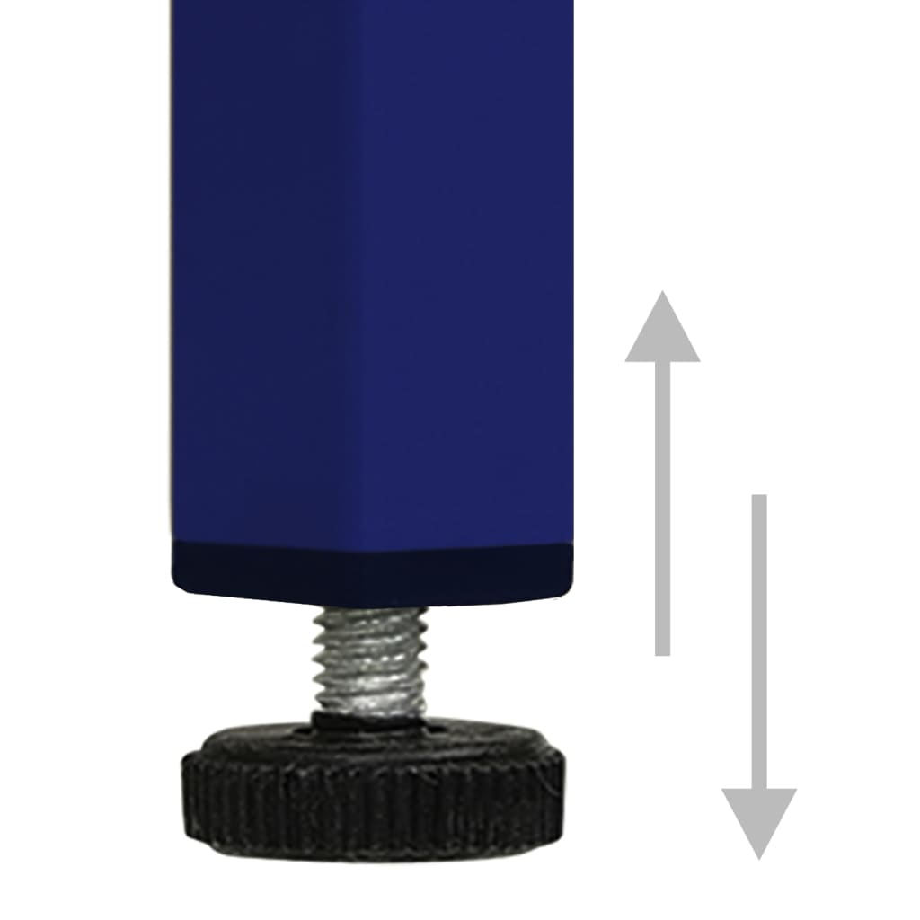 vidaXL Oppbevaringsskap marineblå 42,5x35x101,5 cm stål