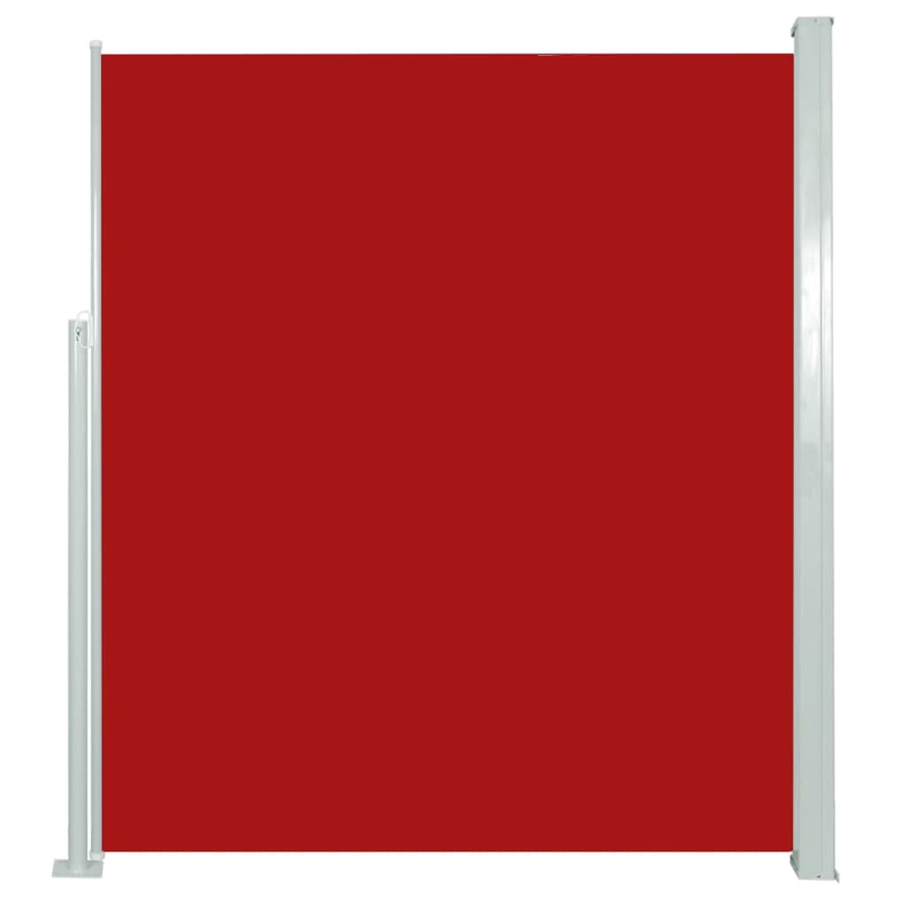 vidaXL Sidemarkise for balkong 180x300 cm rød