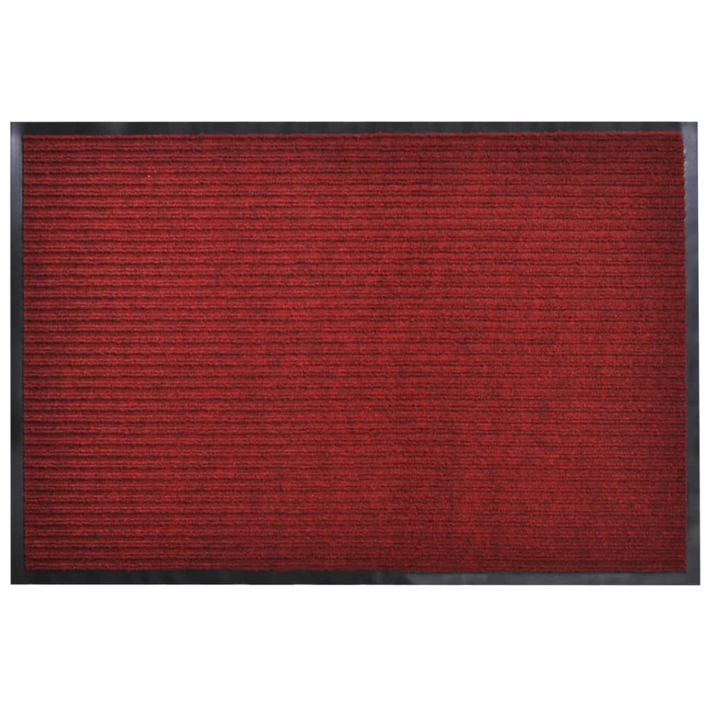 Rød PVC Dørmatte 90 x 120 cm