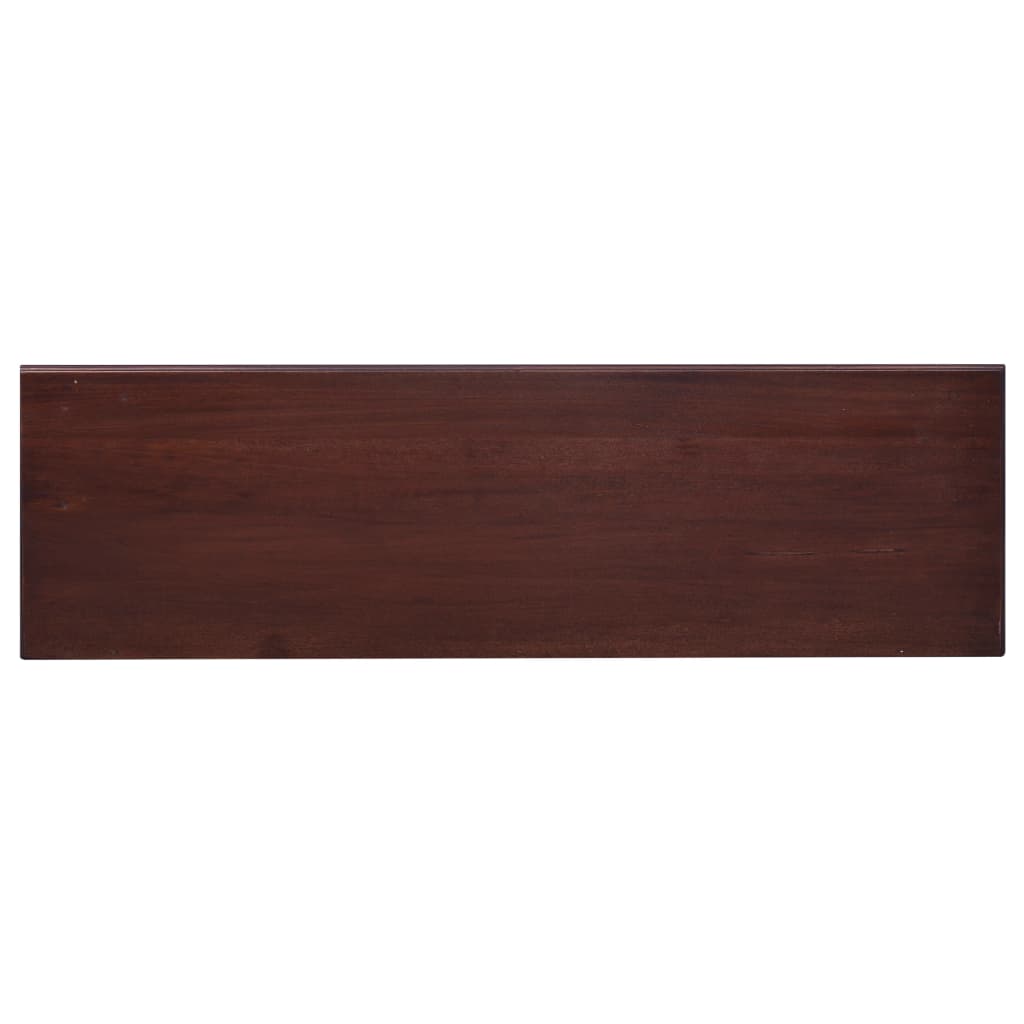 vidaXL TV-benk klassisk brun 100x30x45 cm heltre mahogni