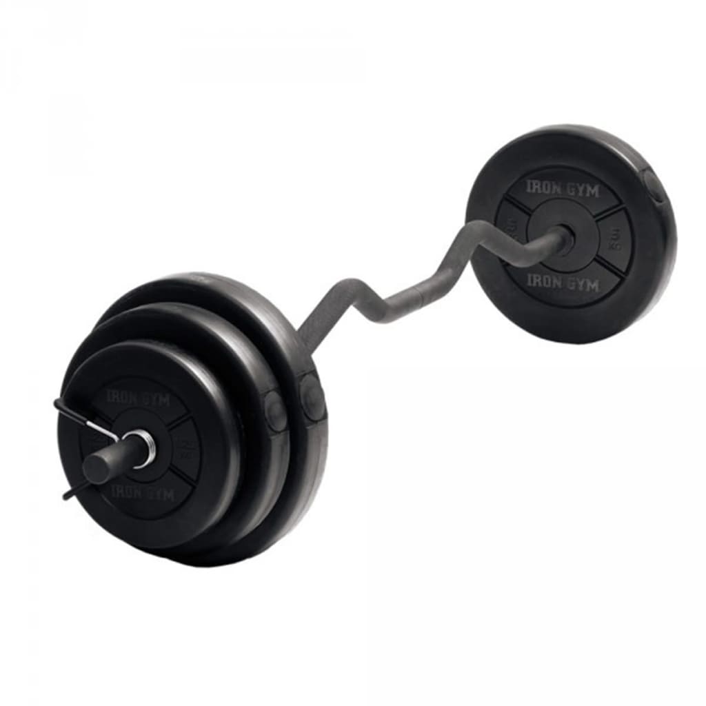 Iron Gym Justerbart curl stang sett 23 kg IRG033