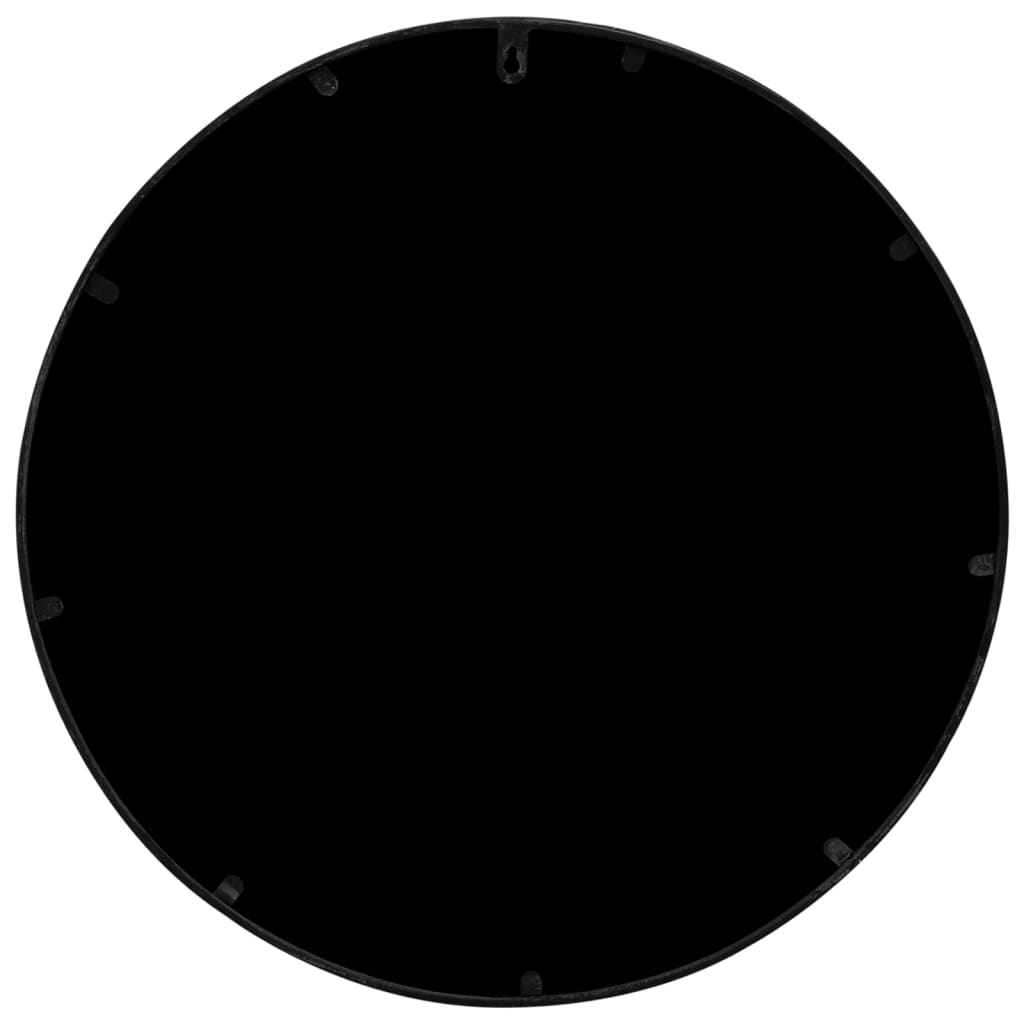 vidaXL Speil svart 60x3 cm for innendørs bruk jern