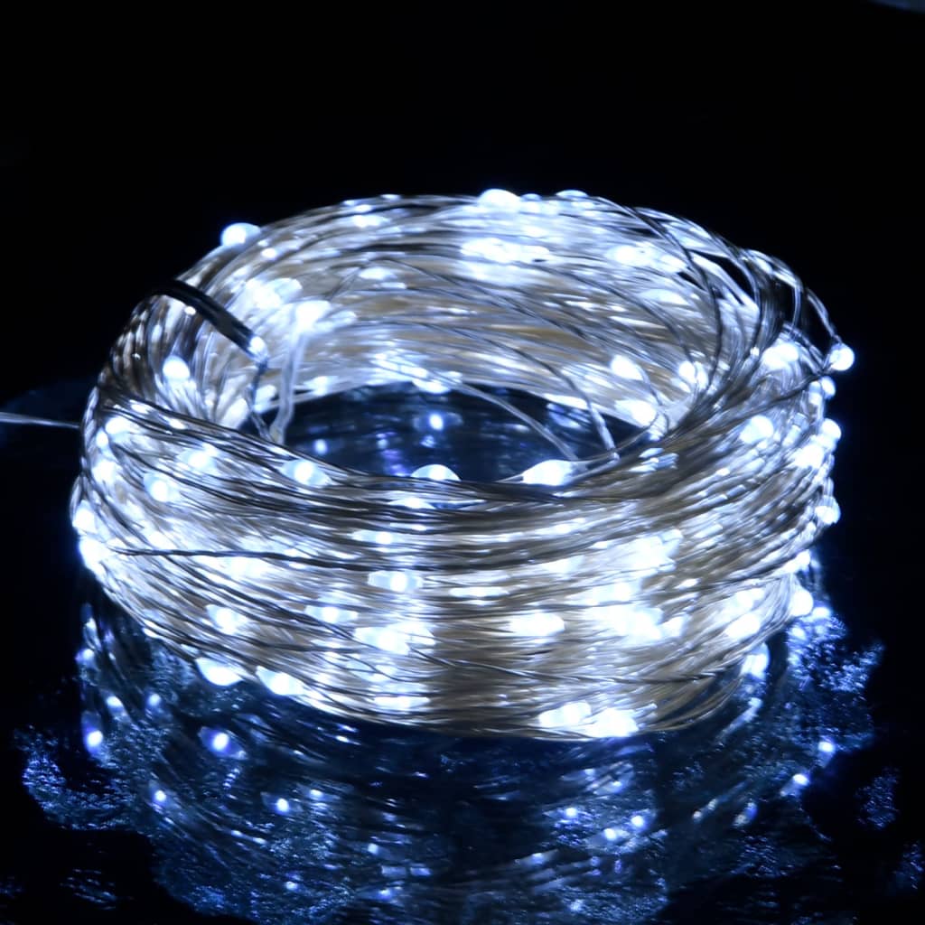 vidaXL LED-strenglys med 150 lysdioder kaldhvit 15 m