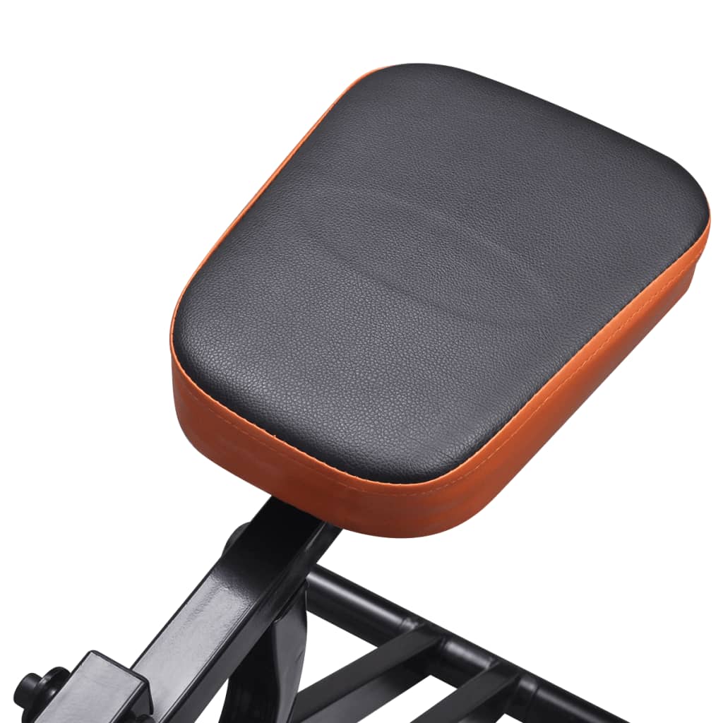 Sammenleggbar treningsapparat for mage svart/oransje