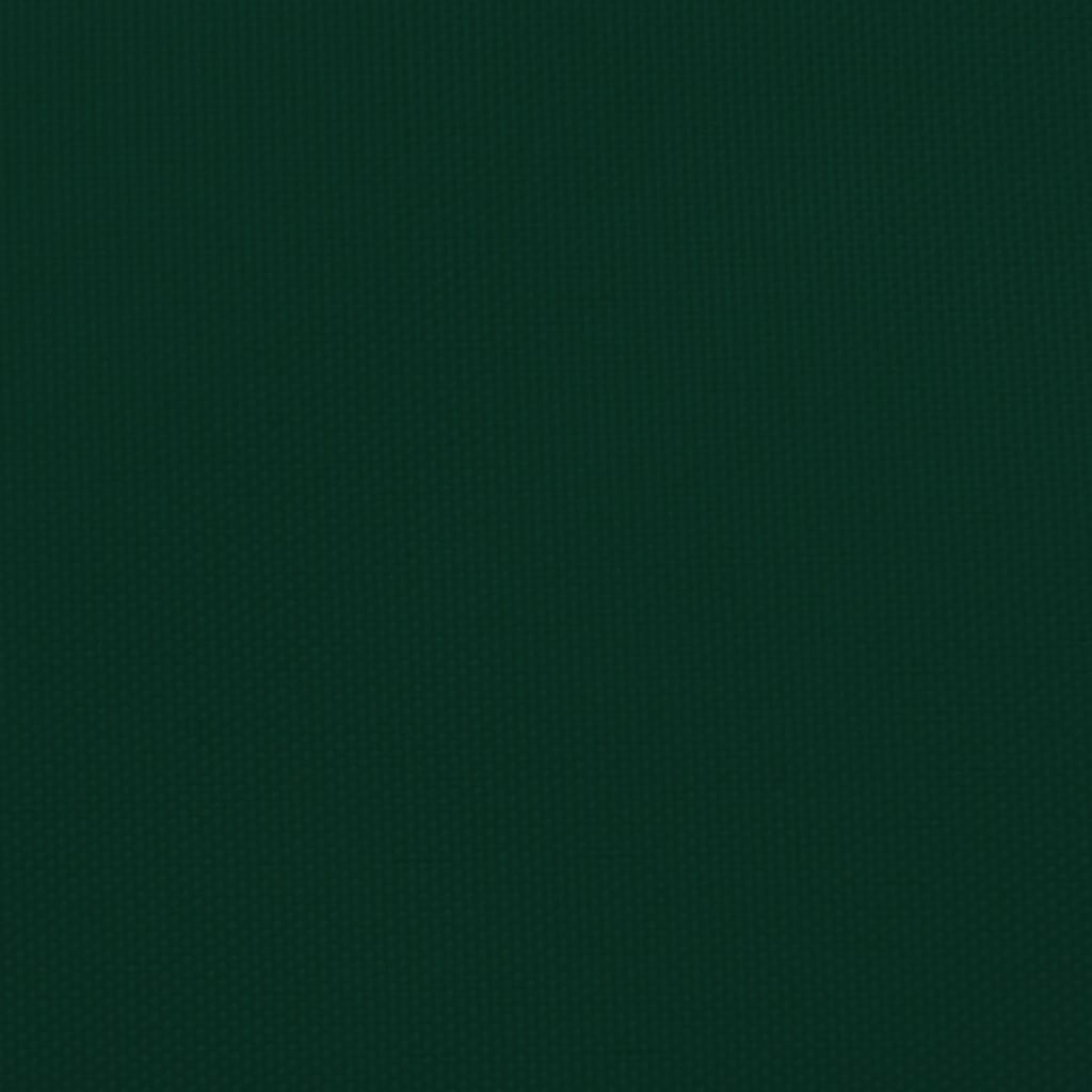 vidaXL Solseil oxfordstoff kvadratisk 2x2 m mørkegrønn