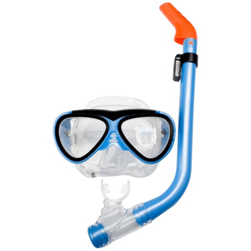 Waimea Junior dykkermaske med snorkel aqua/svart 88DH