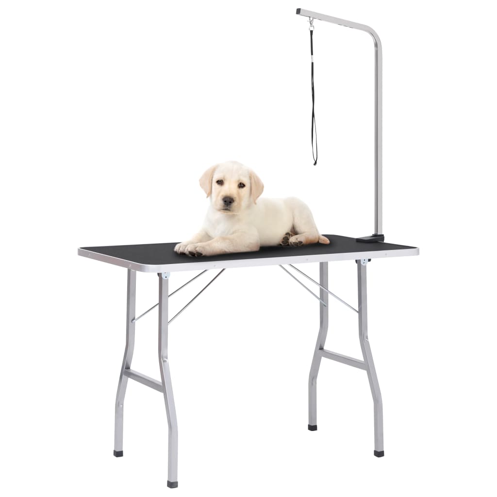 vidaXL Justerbart trimmebord til hund med 1 løkke