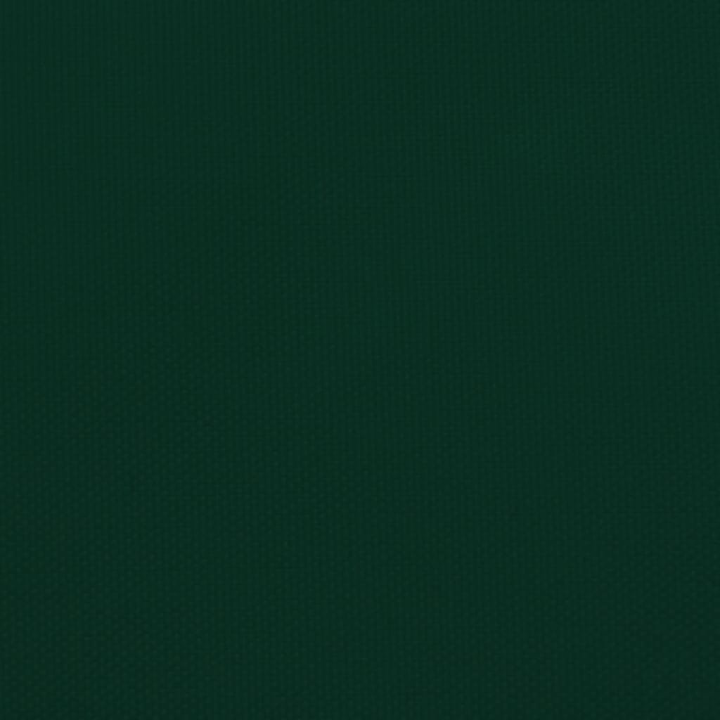 vidaXL Solseil oxfordstoff firkantet 6x6 m mørkegrønn