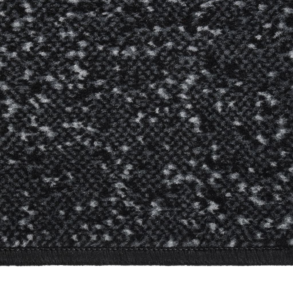 vidaXL Teppeløper BCF antrasitt 60x450 cm
