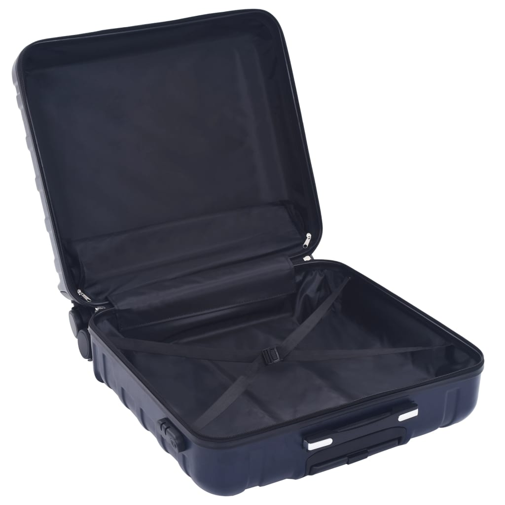 vidaXL Hardplast trillekoffert sett 2 stk marineblå ABS