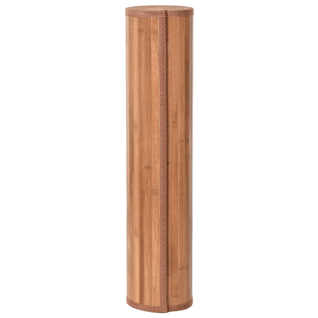 vidaXL Teppe rektangulær naturell 80x200 cm bambus