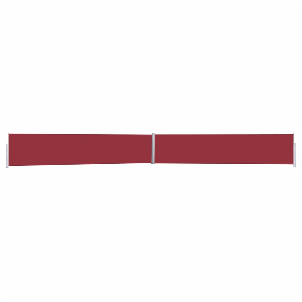 vidaXL Uttrekkbar sidemarkise 170x1200 cm rød