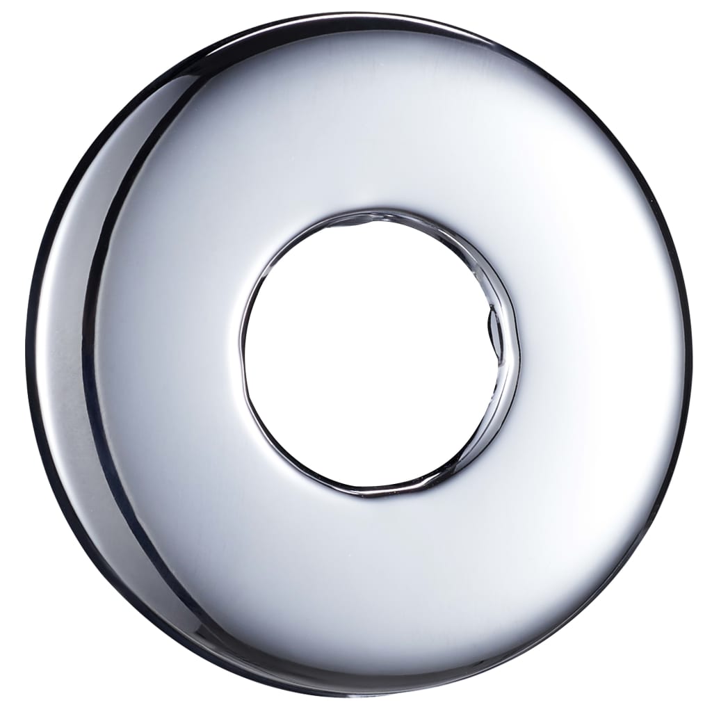 vidaXL Dusjstøttearm rund rustfritt stål 201 sølv 30 cm