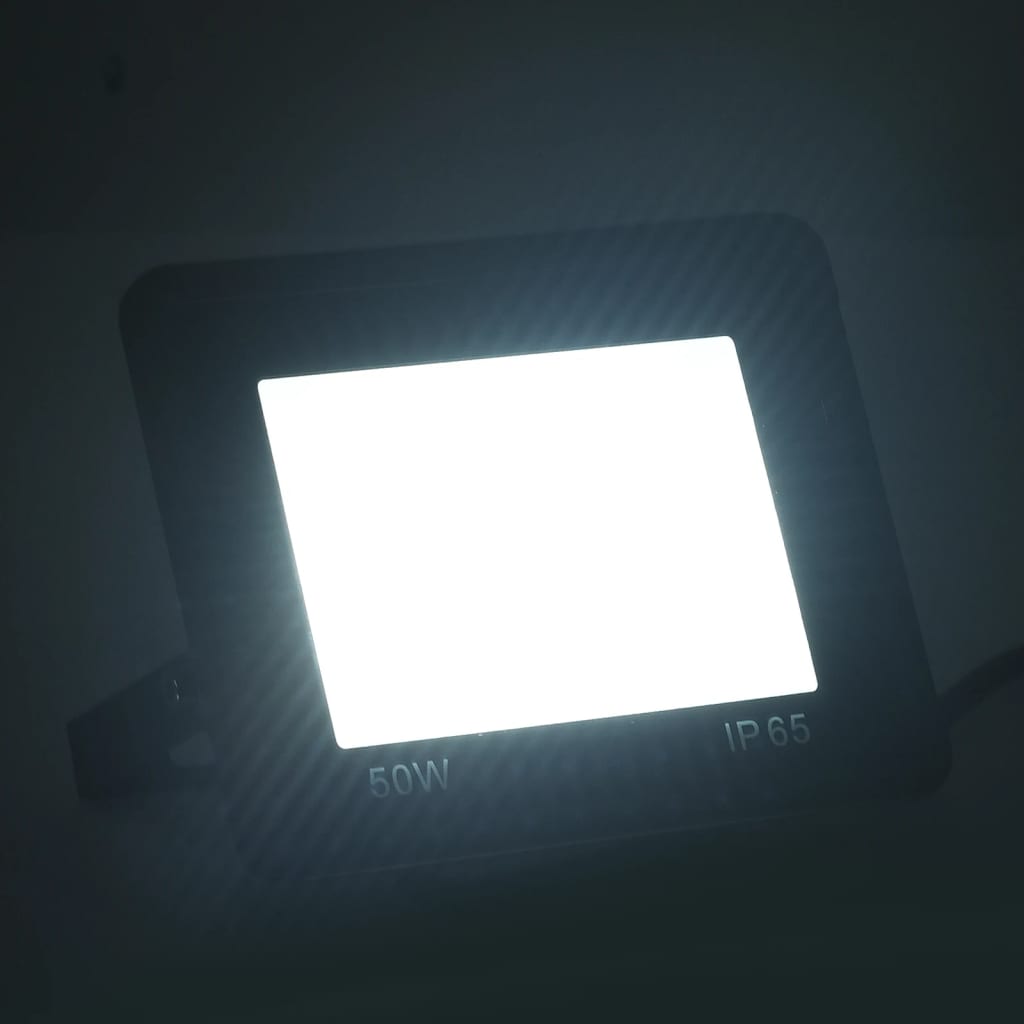 vidaXL LED-flomlys 50 W kaldhvit