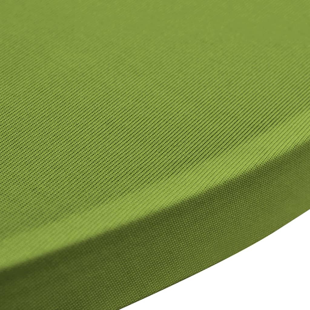 vidaXL Elastisk bordduk 2 stk 60 cm Grønn