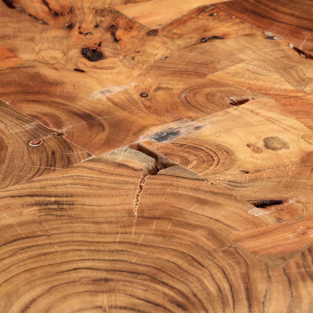 vidaXL Salongbord 35 cm 6 tømmerstokker heltre indisk rosentre