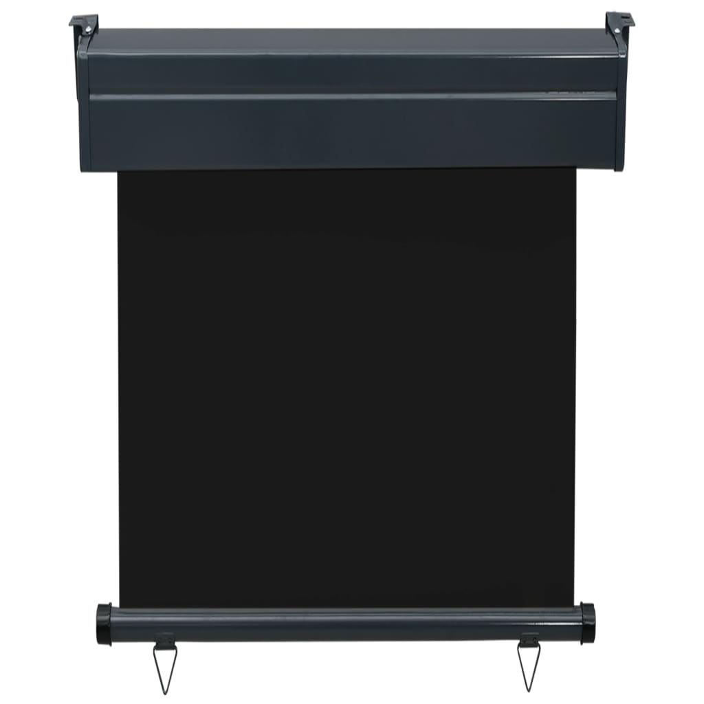 vidaXL Sidemarkise for balkong 65x250 cm svart