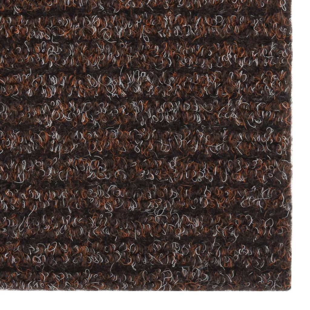 vidaXL Smussfangende teppeløper 100x300 cm brun