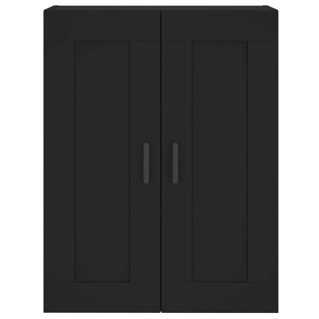 vidaXL Highboard svart 69,5x34x180 cm konstruert tre
