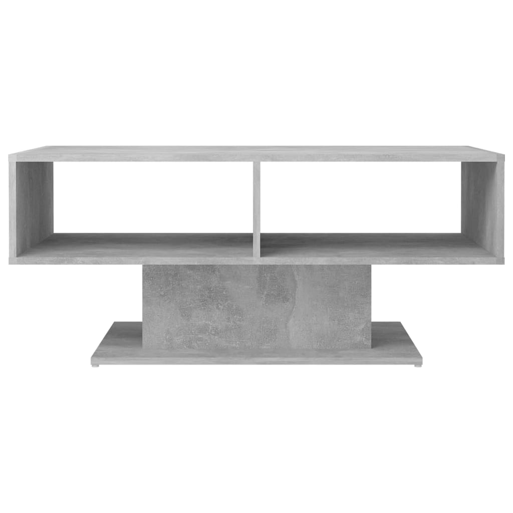 vidaXL Salongbord betonggrå 103,5x50x44,5 cm sponplate