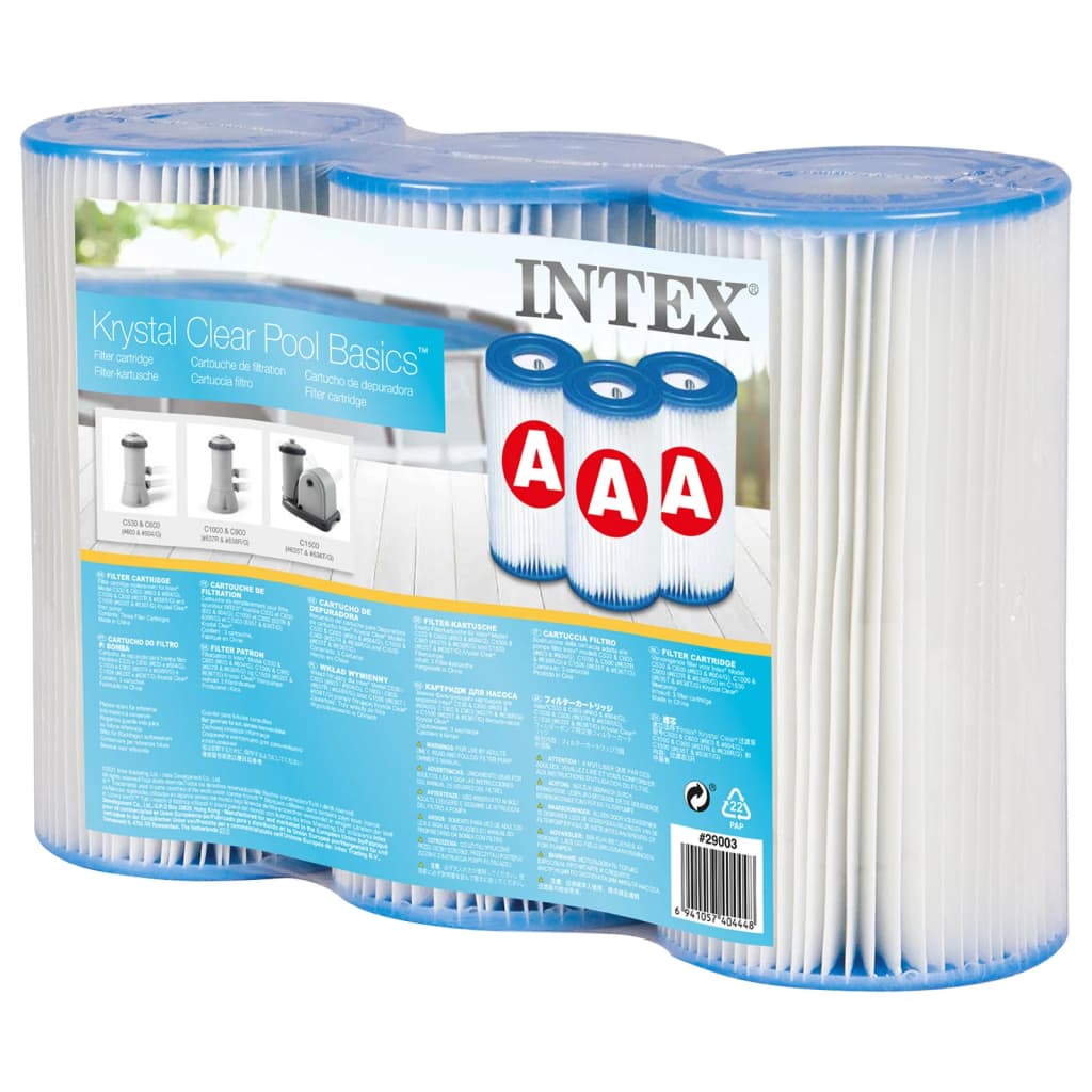 Intex Filterpatroner 3-pakk 29003