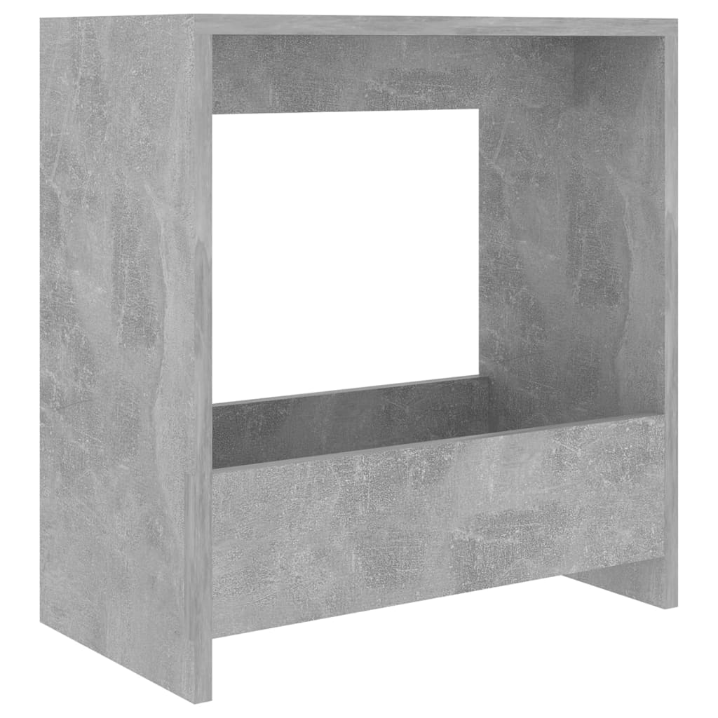vidaXL Sidebord betonggrå 50x26x50 cm sponplate