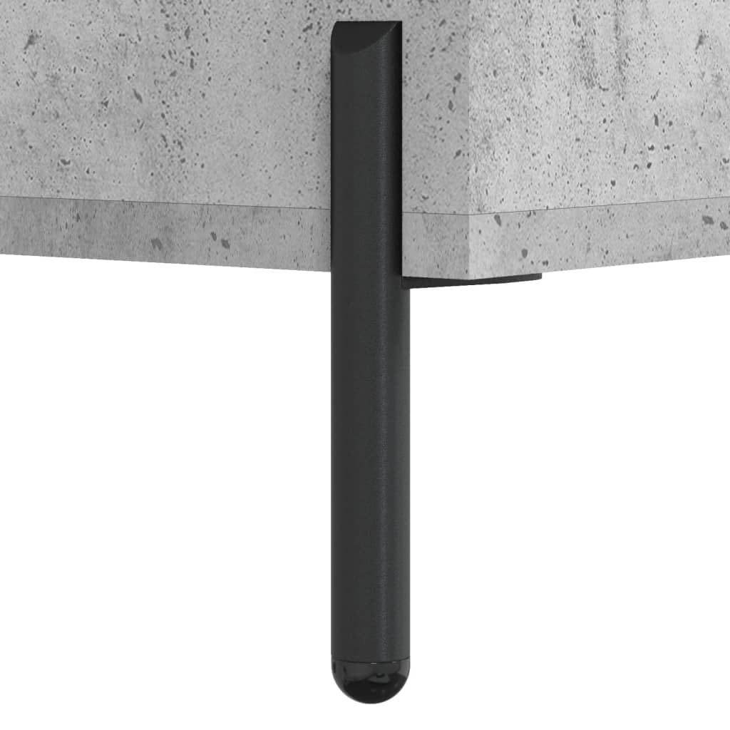 vidaXL Highboard betonggrå 69,5x31x115 cm konstruert tre