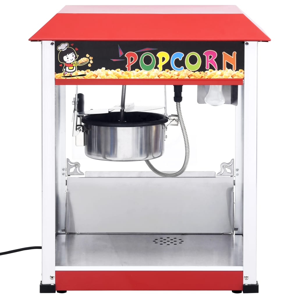 vidaXL Popcornmaskin med teflonbelagt kjele 1400 W