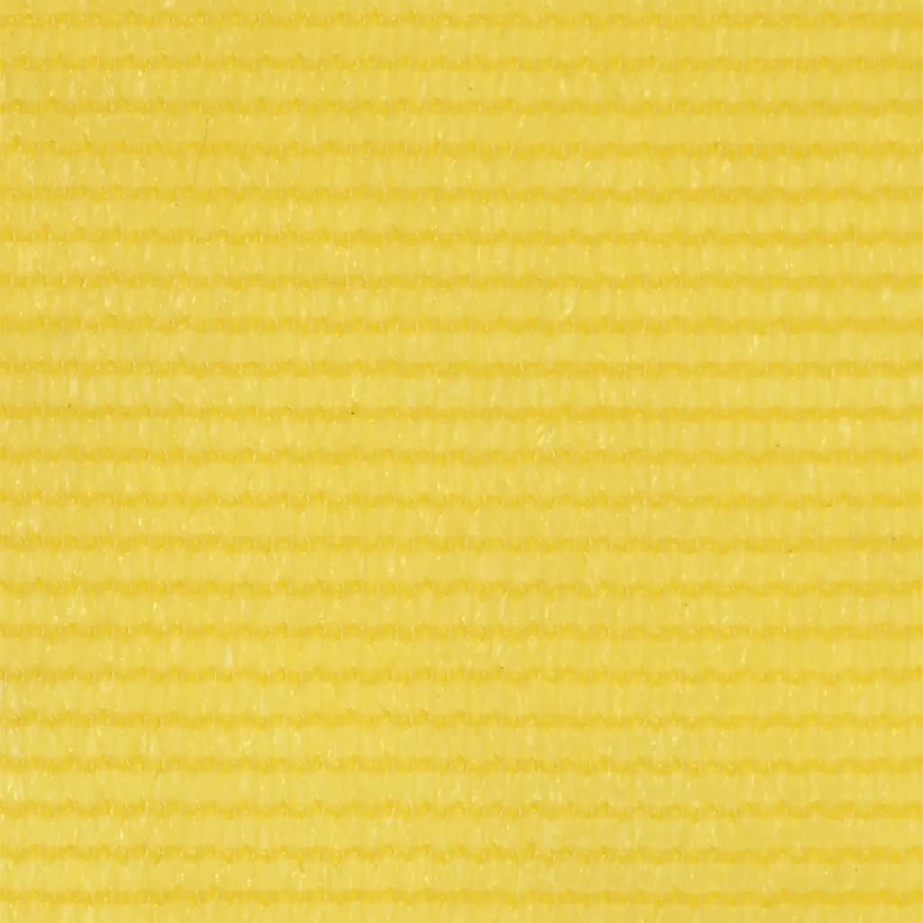 vidaXL Balkongskjerm gul 120x300 cm HDPE