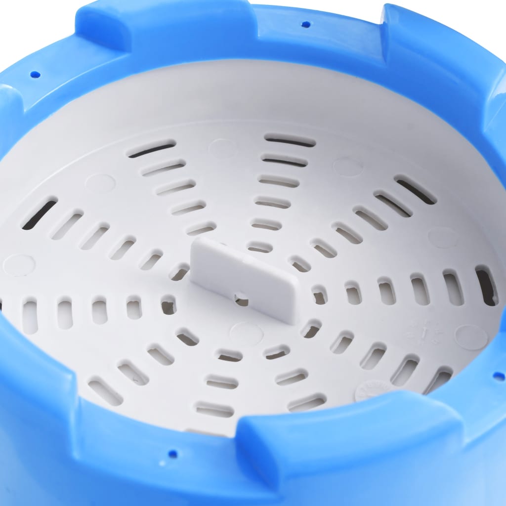 vidaXL Overflaterenser til basseng med pumpe og adapter 16 cm plast