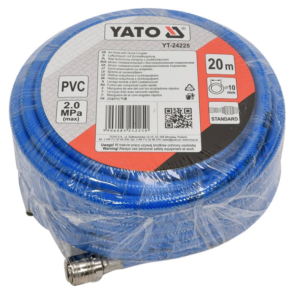 YATO Luftslange 20 m PVC YT-24225