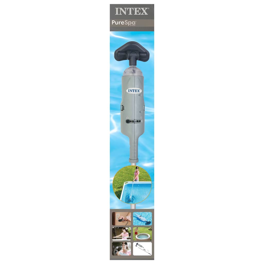 Intex Oppladbar støvsuger til basseng og spa
