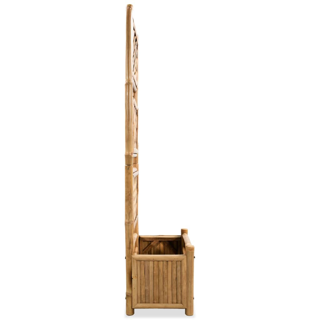 vidaXL Høybed med espalier bambus 40 cm
