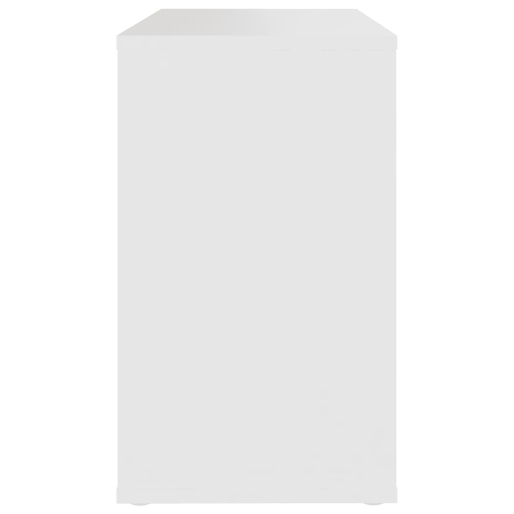 vidaXL Sideskap hvit 60x30x50 cm sponplate