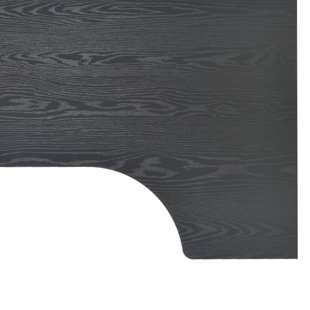 vidaXL Databord svart 120x72x70 cm