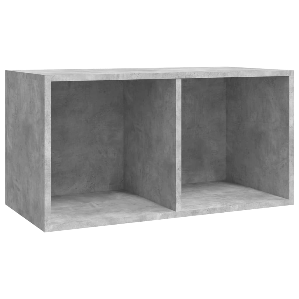 vidaXL Oppbevaringsboks LP betonggrå 71x34x36 cm konstruert tre