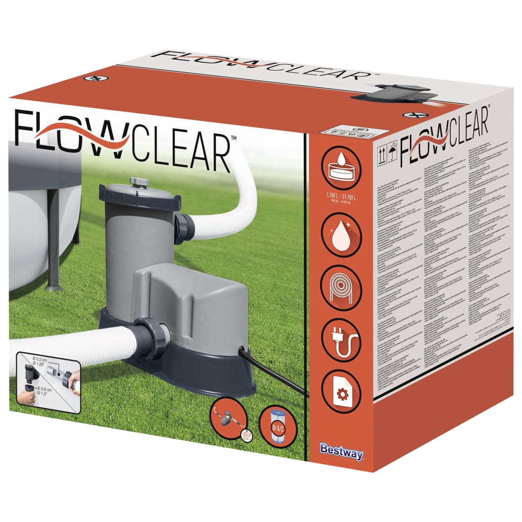 Bestway Filterpumpe for basseng Flowclear 5678 L/t