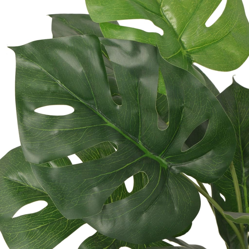 vidaXL Kunstig vindusblad med potte 45 cm grønn