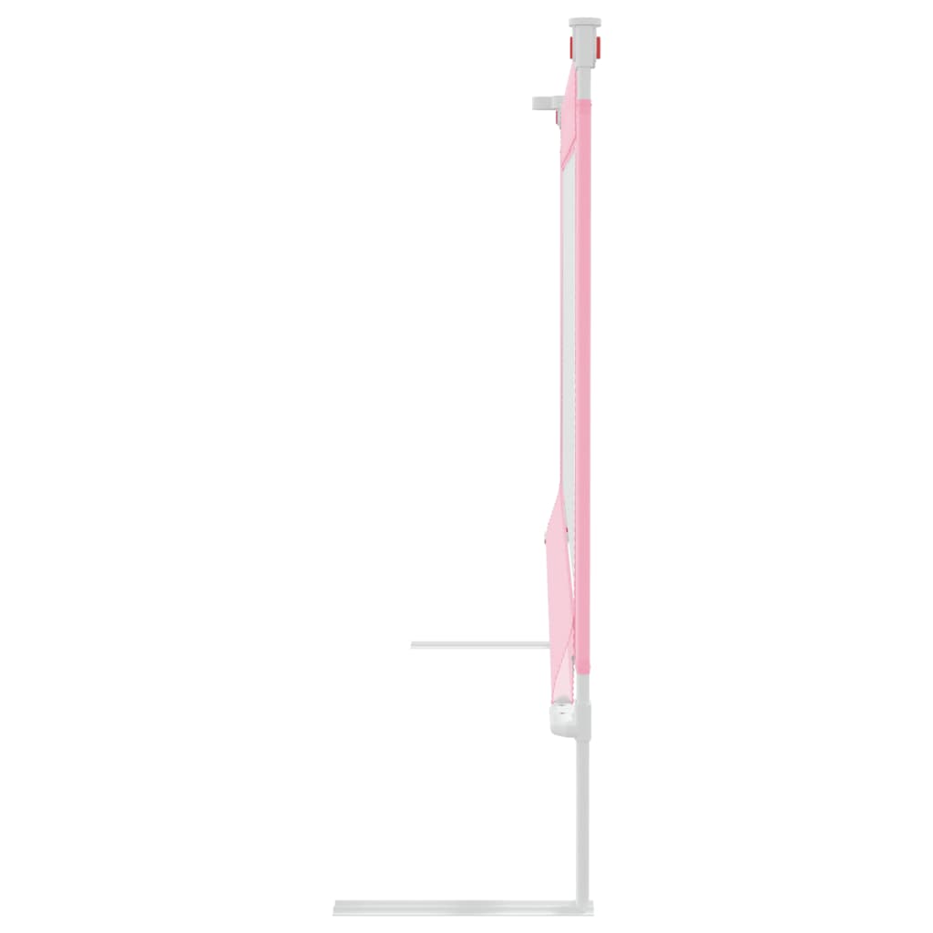 vidaXL Sengehest småbarn rosa 160x25 cm stoff