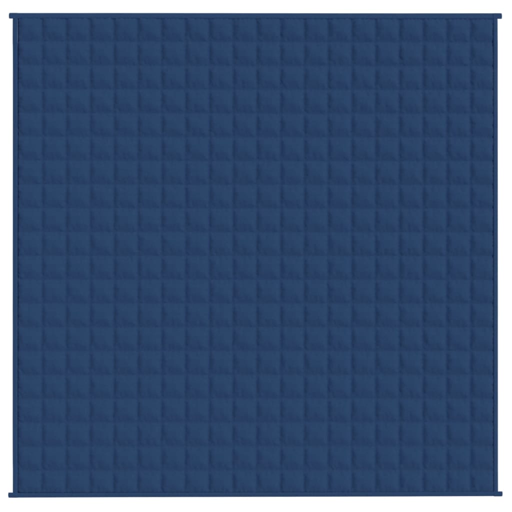 vidaXL Vektdyne blå 200x200 cm 13 kg stoff