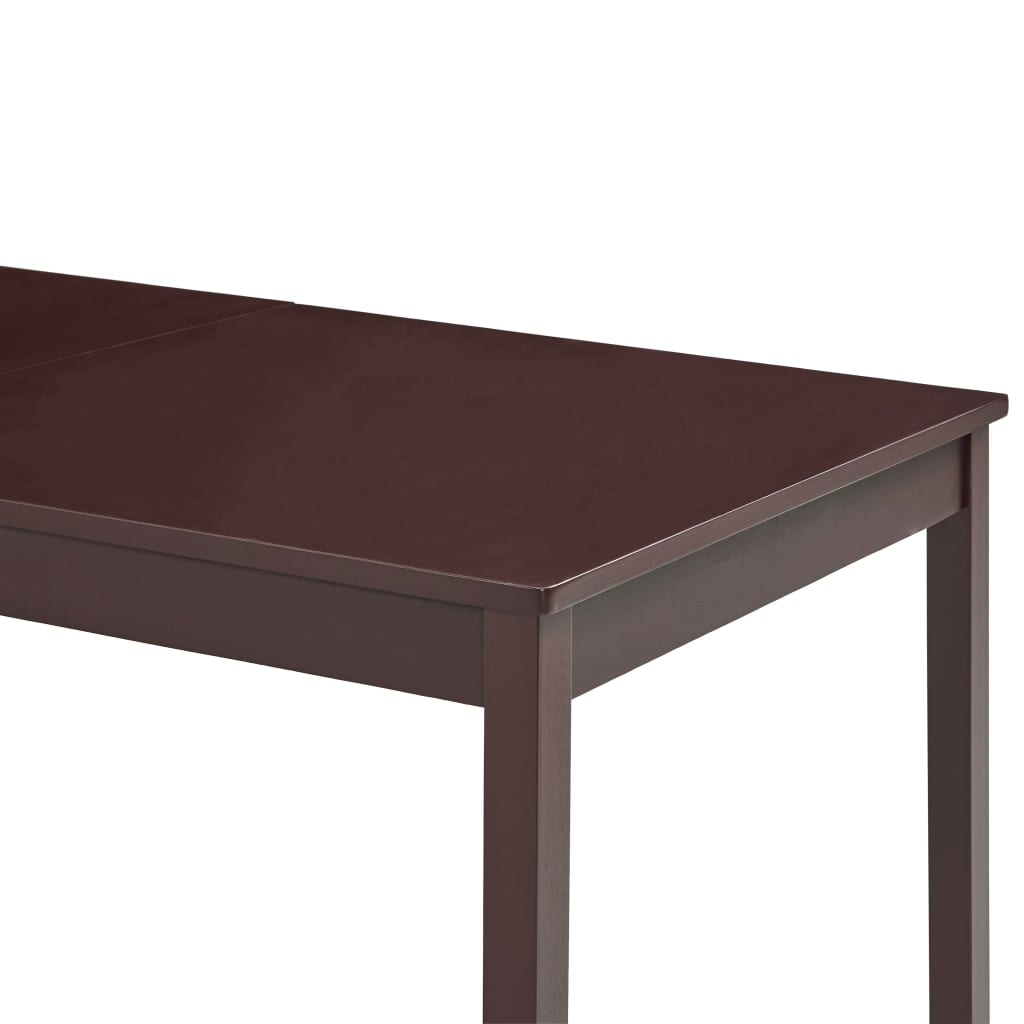 vidaXL Spisebord mørkebrun 180x90x73 cm furu