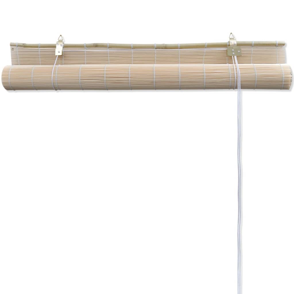 vidaXL Rullegardiner naturlig bambus 4 stk 120x160 cm