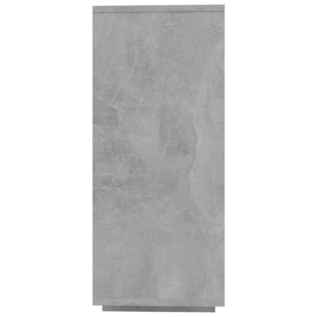 vidaXL Skjenk betonggrå 120x30x75 cm sponplate