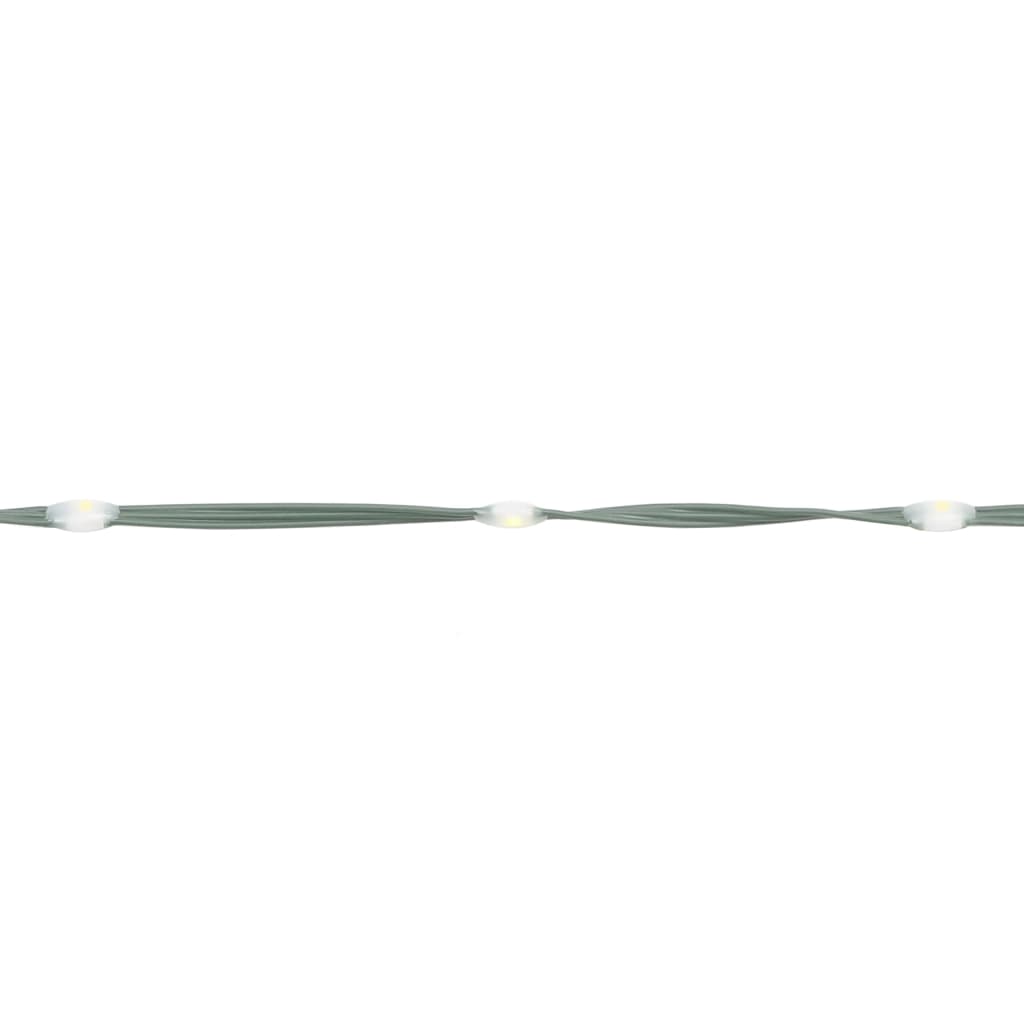 vidaXL Juletre med metallstolpe 500 lysdioder varmhvit 3 m