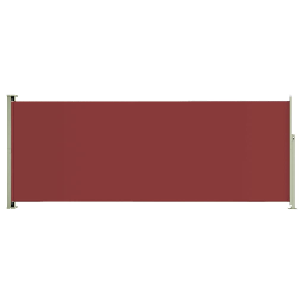 vidaXL Uttrekkbar sidemarkise 117x300 cm rød