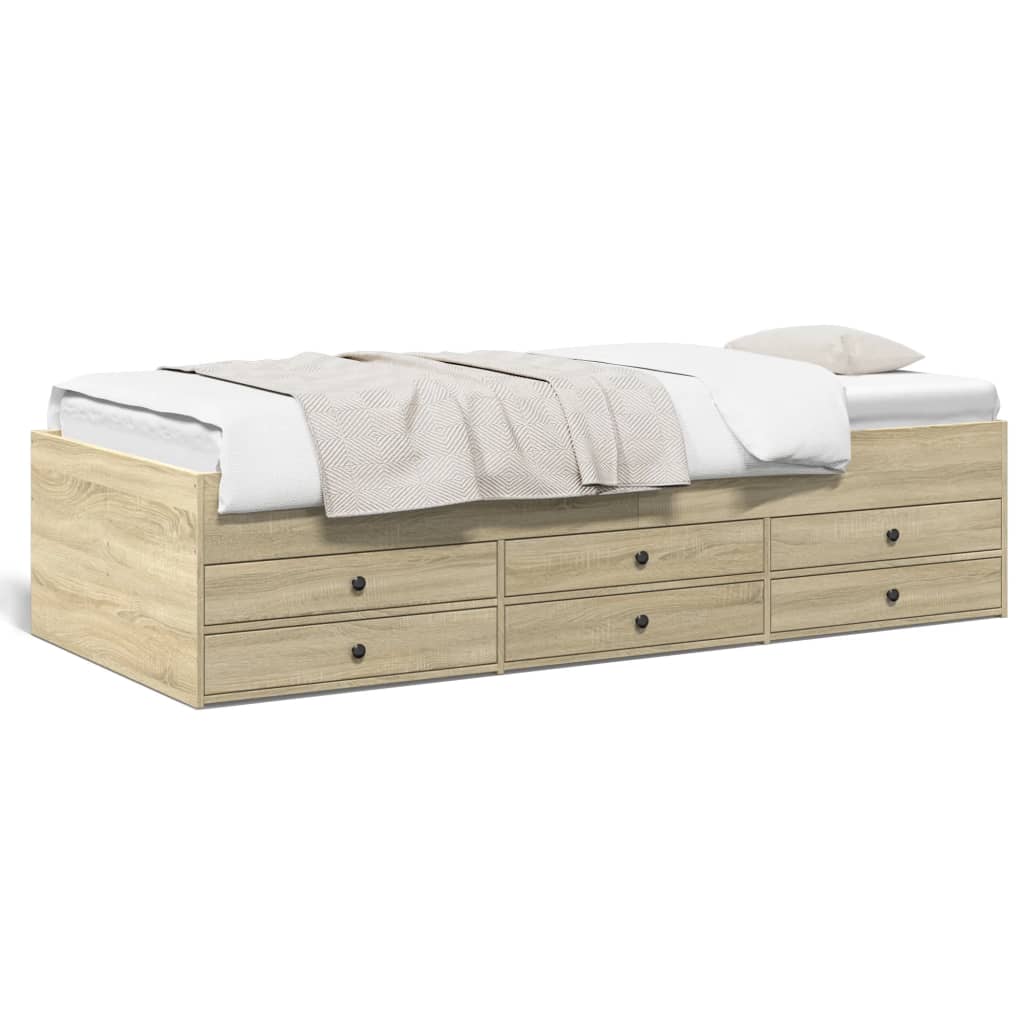 Dagseng Med Skuffer 90X190 Cm Heltre Furu