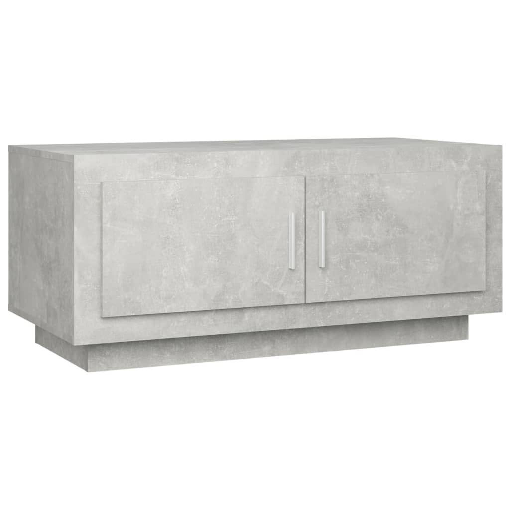 vidaXL Salongbord betonggrå 102x50x45 cm konstruert tre