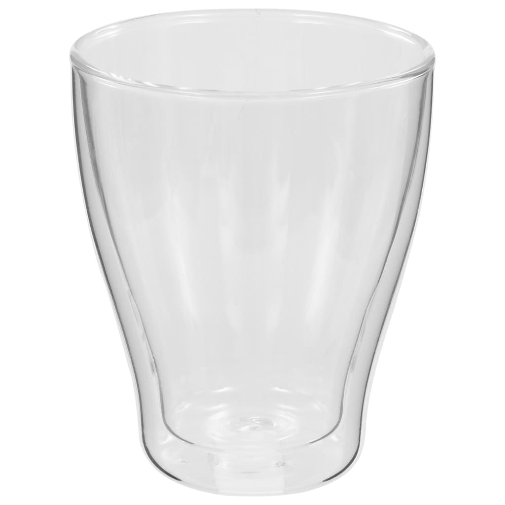 vidaXL Dobbeltveggede glass til Latte Macchiato 12 stk 370 ml