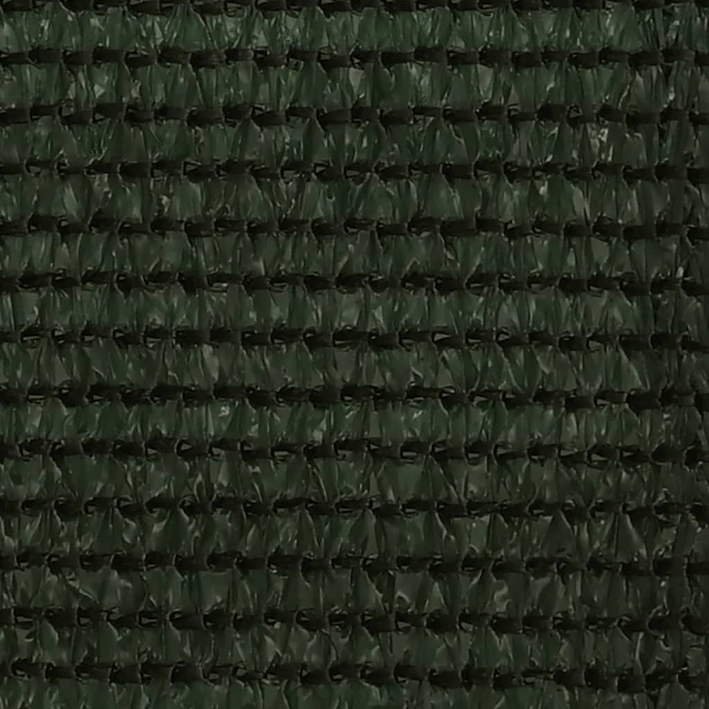 vidaXL Balkongskjerm mørkegrønn 75x600 cm HDPE